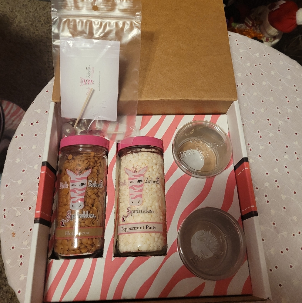 Pink zebra boxed gift sets please select the set